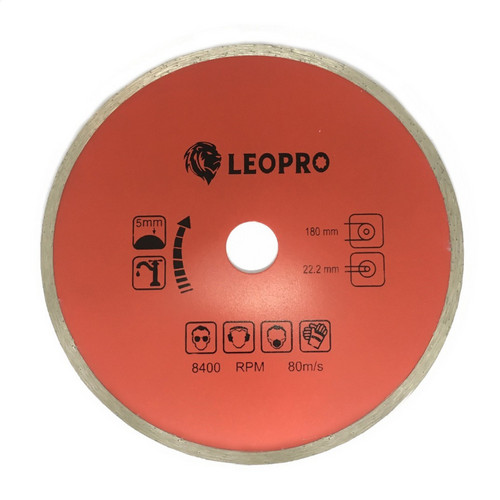 SKI - สกี จำหน่ายสินค้าหลากหลาย และคุณภาพดี | LEOPRO 610151 LP03014 ใบเพชรตัดน้ำ 7นิ้ว 180mm×22.2/20/16mm (1 ใบ/แพ็ค)